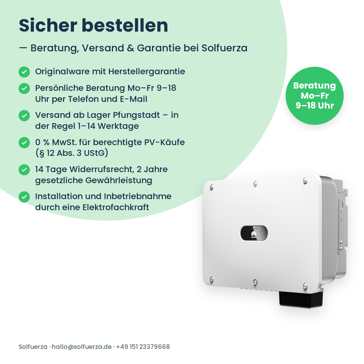 HUAWEI SUN2000-30K-MC0 String-Wechselrichter 30 kW