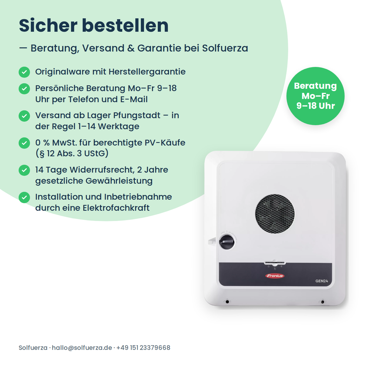 Fronius Symo GEN24 6.0 Plus Hybrid-Wechselrichter 6 kW