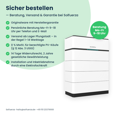 Sungrow SBH100 Hochvolt-Batteriespeicher 10,0 kWh