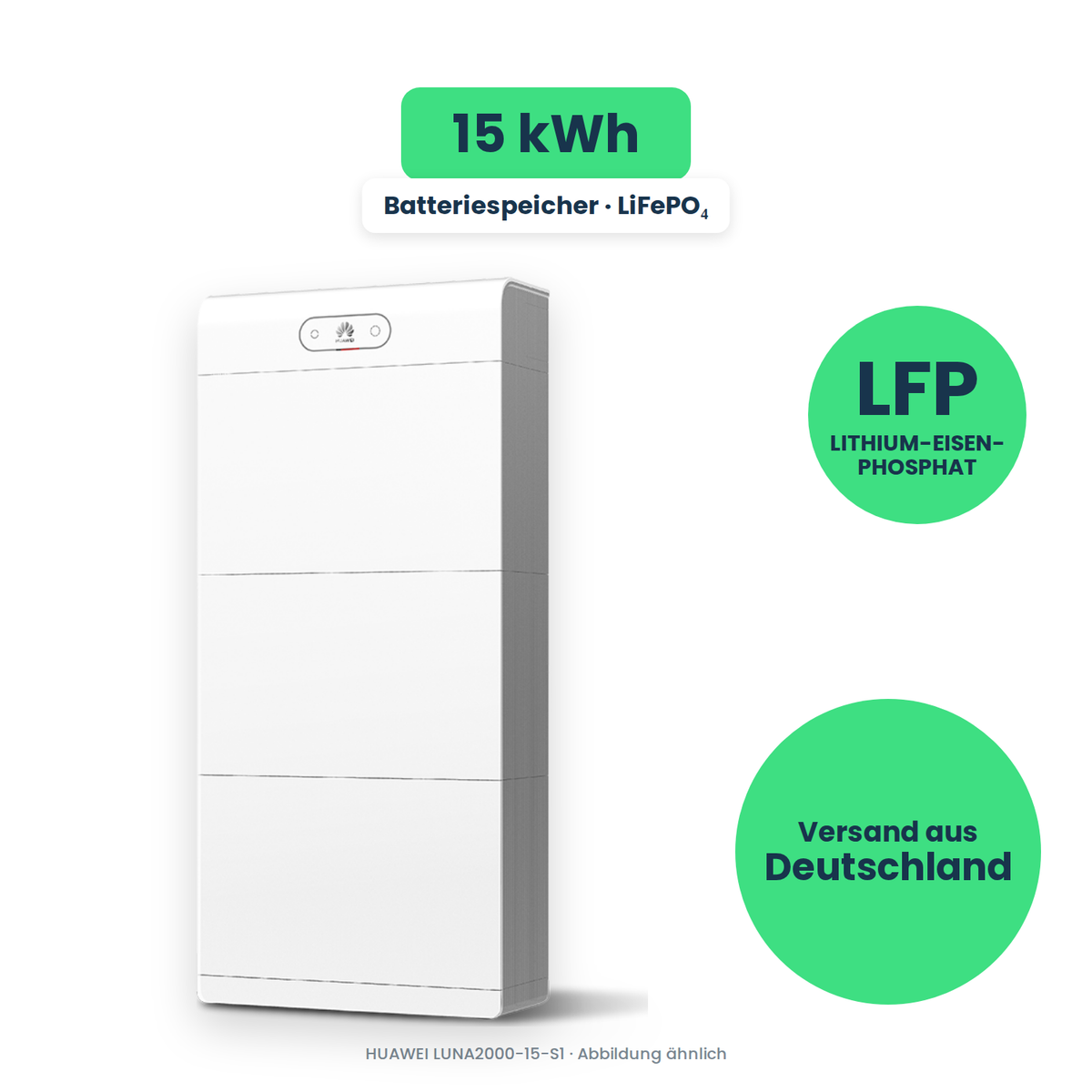 HUAWEI LUNA2000-15-S1 – Batteriespeicher, freigestellt