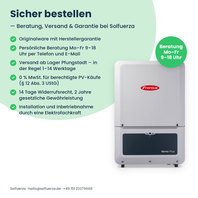 Fronius Verto Plus 25.0 Hybrid-Wechselrichter 25 kW